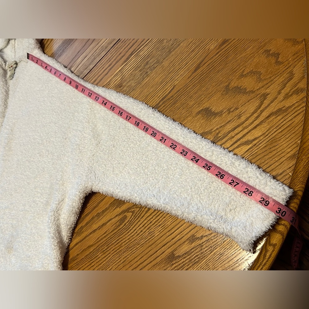Love Change Italy White Fuzzy Long Sleeve Cover Up Cardigan - XL ♥️ - Picture 8 of 8